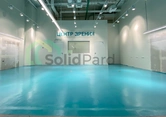 полиуретановый наливной пол для магазина, полимерные цветные полы, полимерный наливной пол для офиса 1